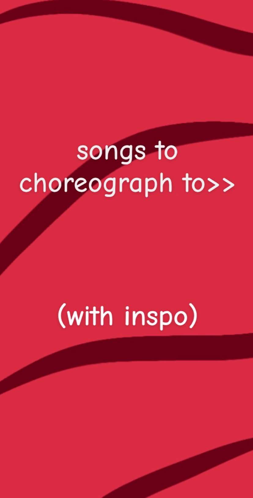 @dance ideas!