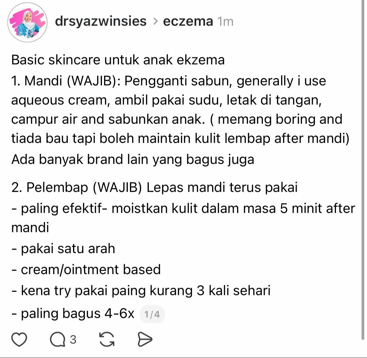 @Dr Syazwin | Paeds & Skin 🌸