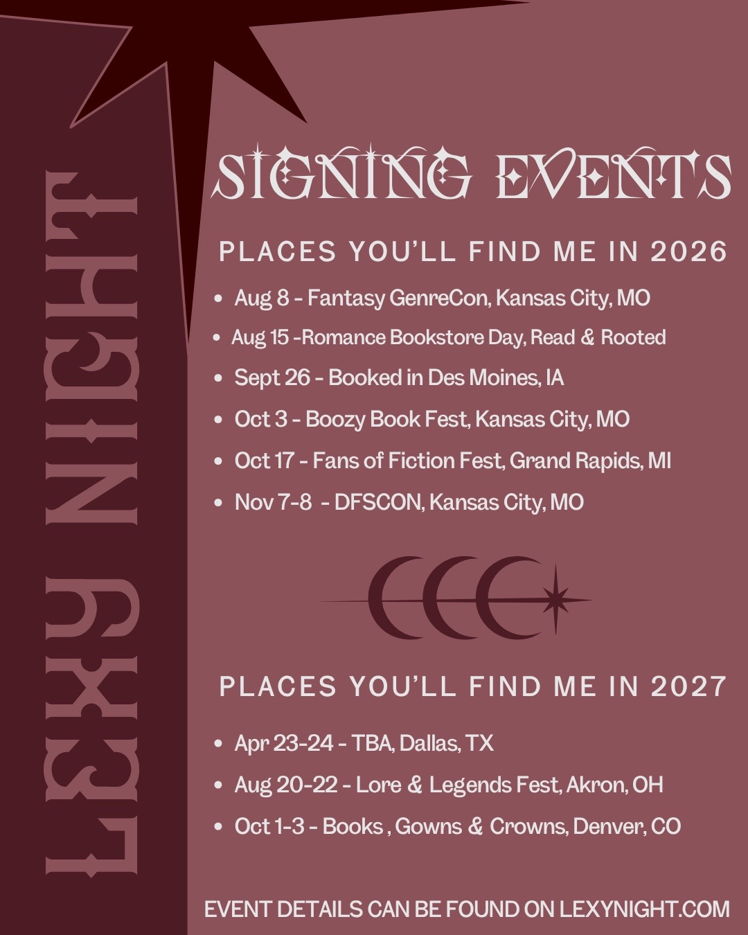 @Author Lexy Night