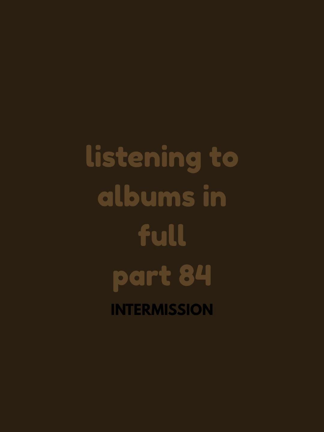 @INTERMISSION