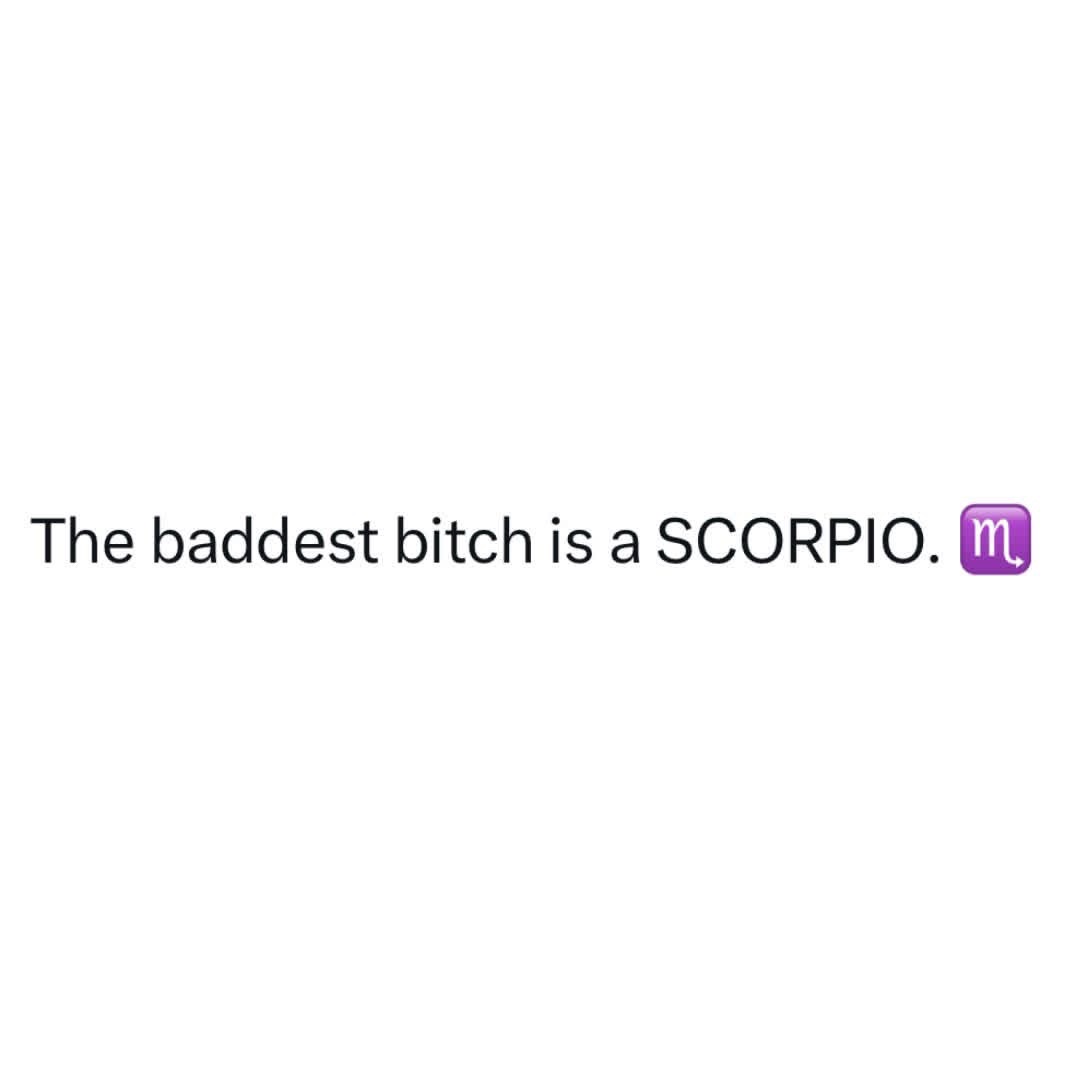 @The best of scorpios 🦂🦂❌