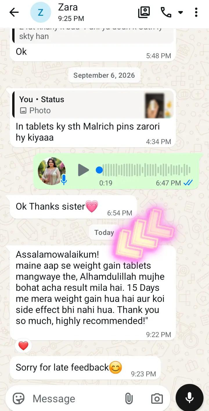 @Herbalife weight gain
