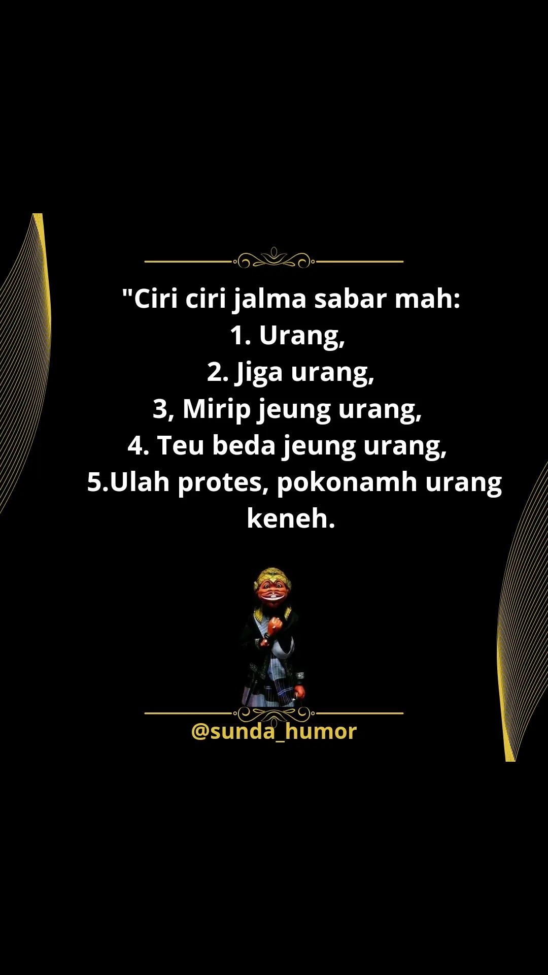 @sunda humor