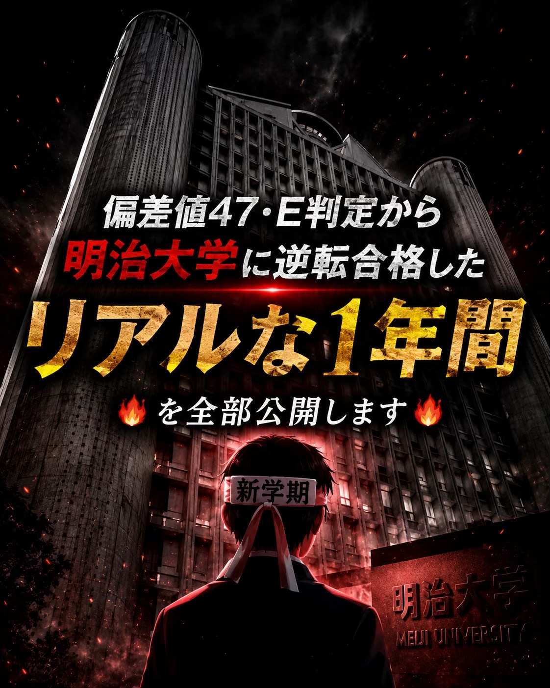@けい｜明治大学逆転合格