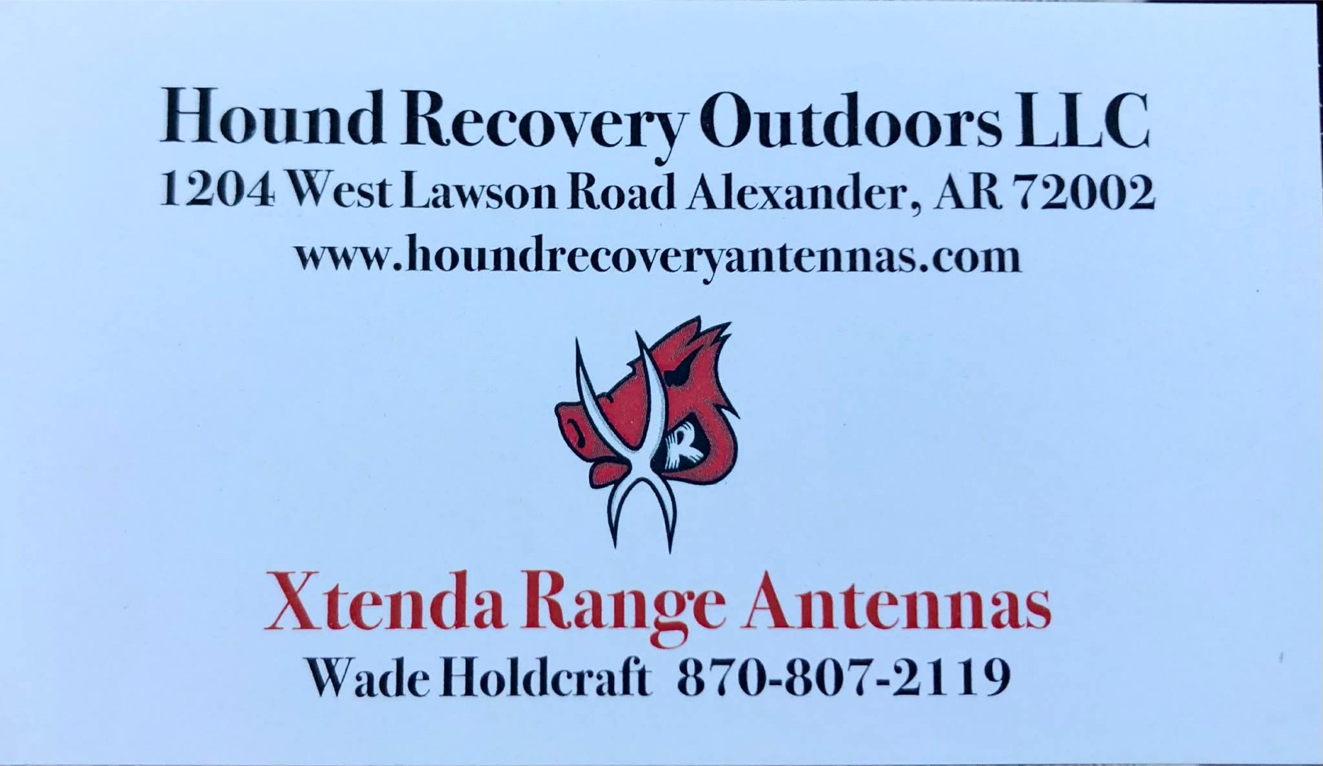 @Wade Holdcraft-Hound Recovery