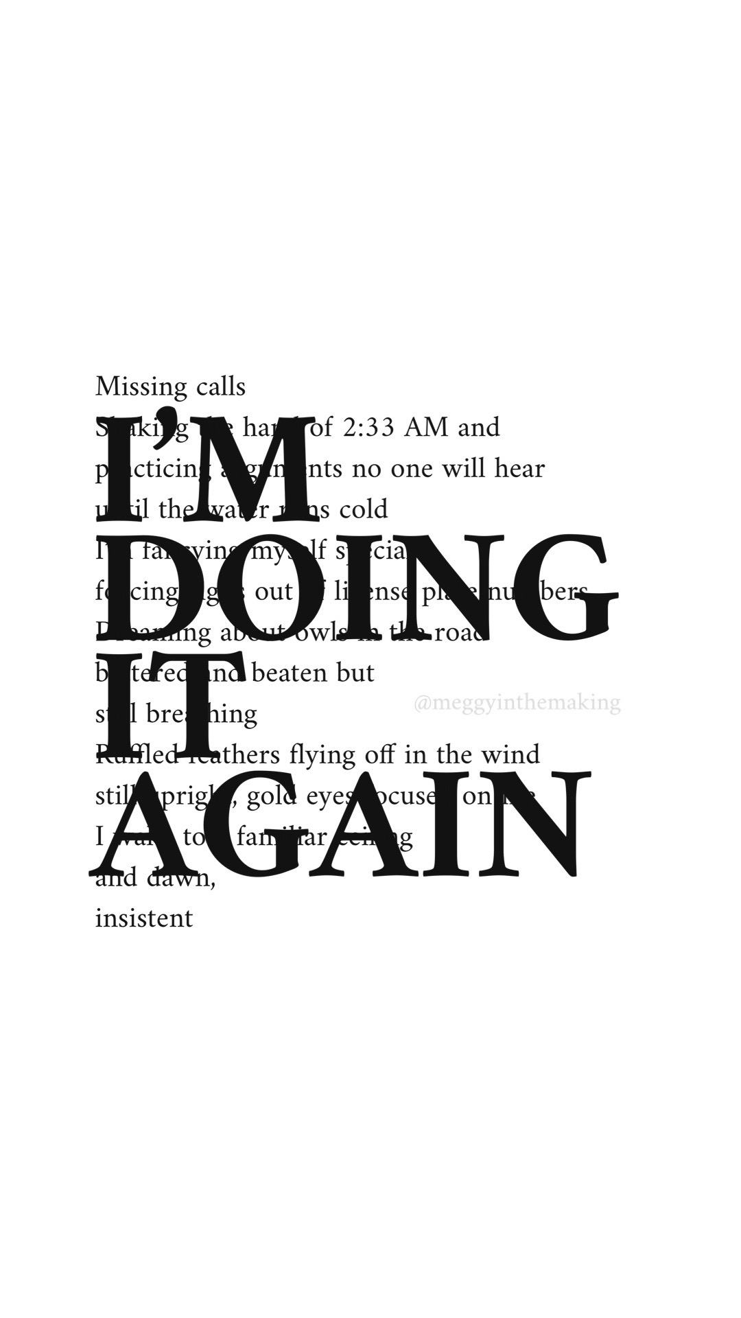 @Meggy is writing