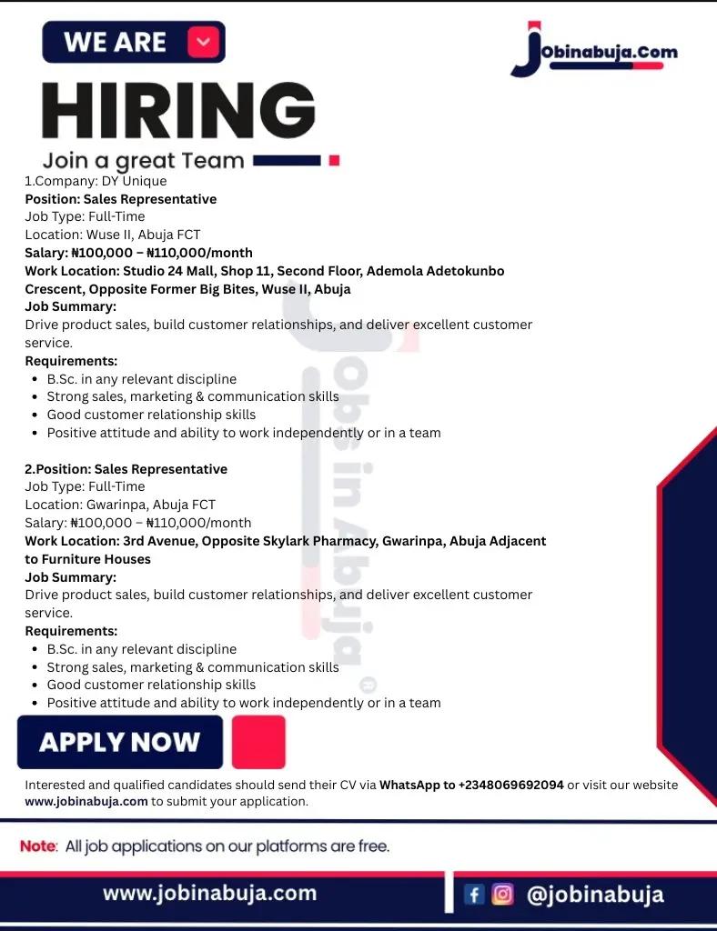 @Jobs in Abuja