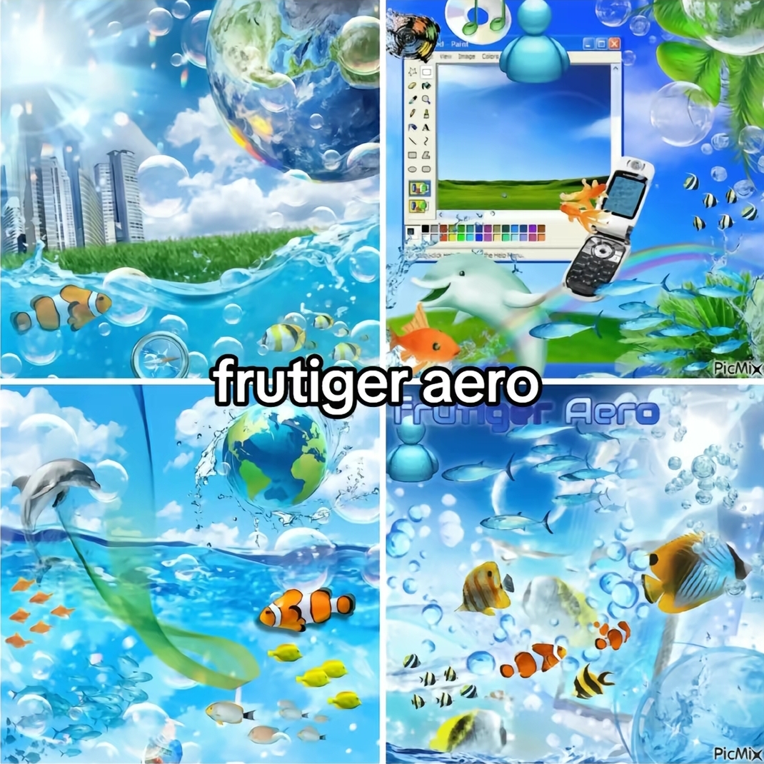 @frutiger aero🌐🌎🐬💚