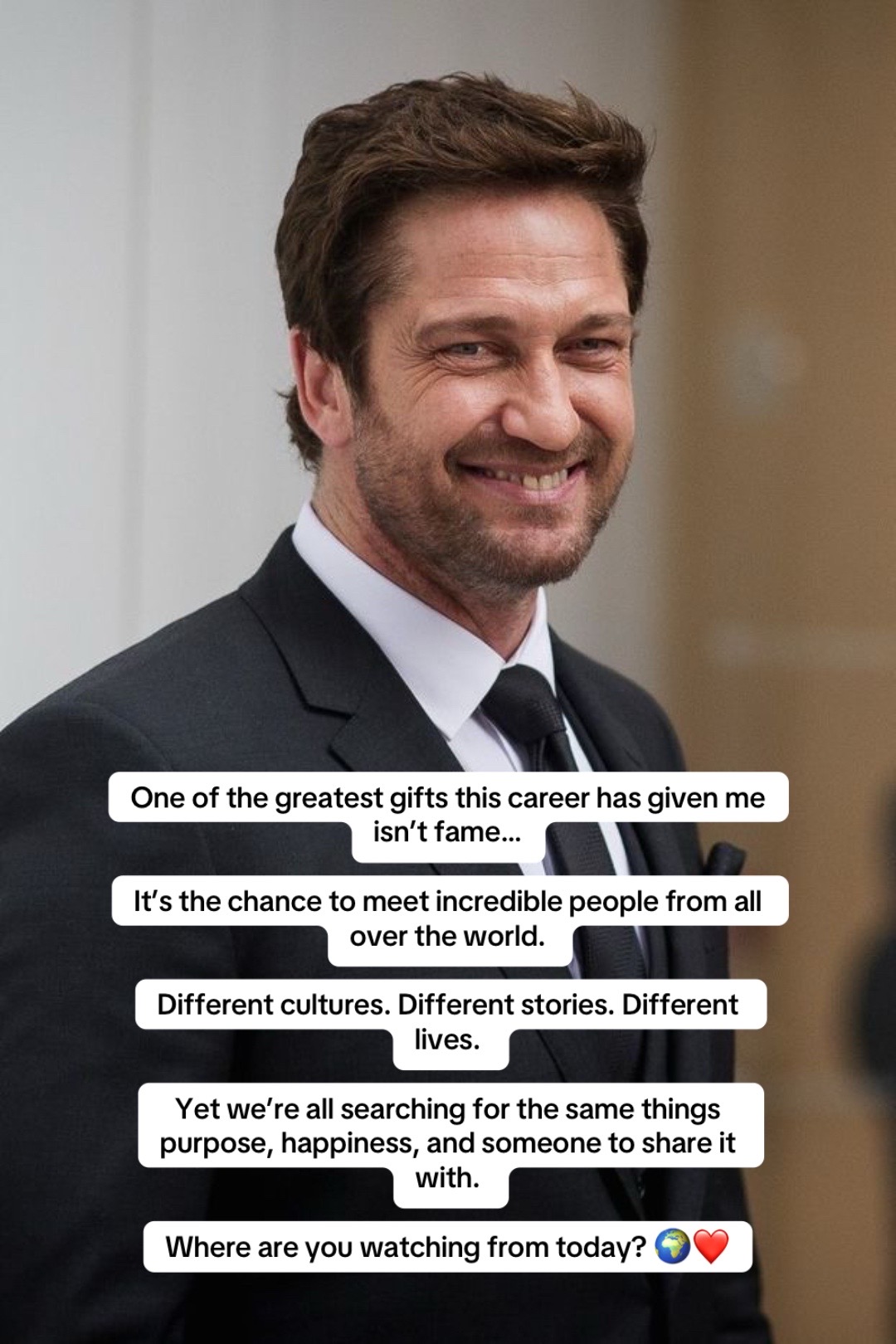 @Gerard butler