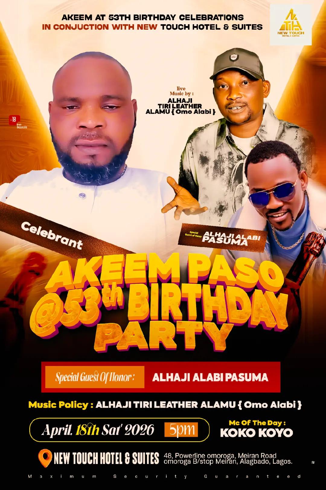 @Akeem Paso in