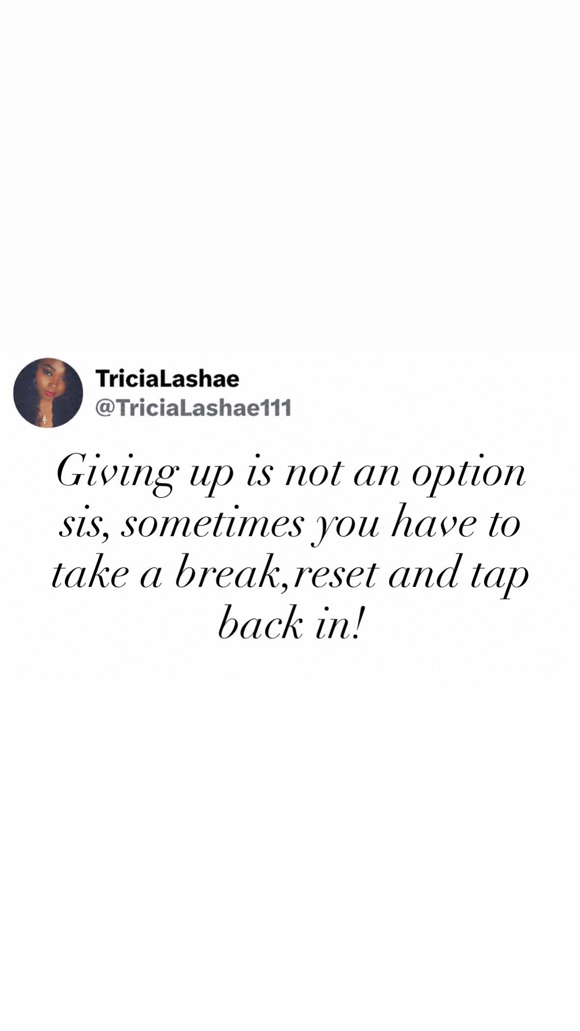 @TriciaLaShae