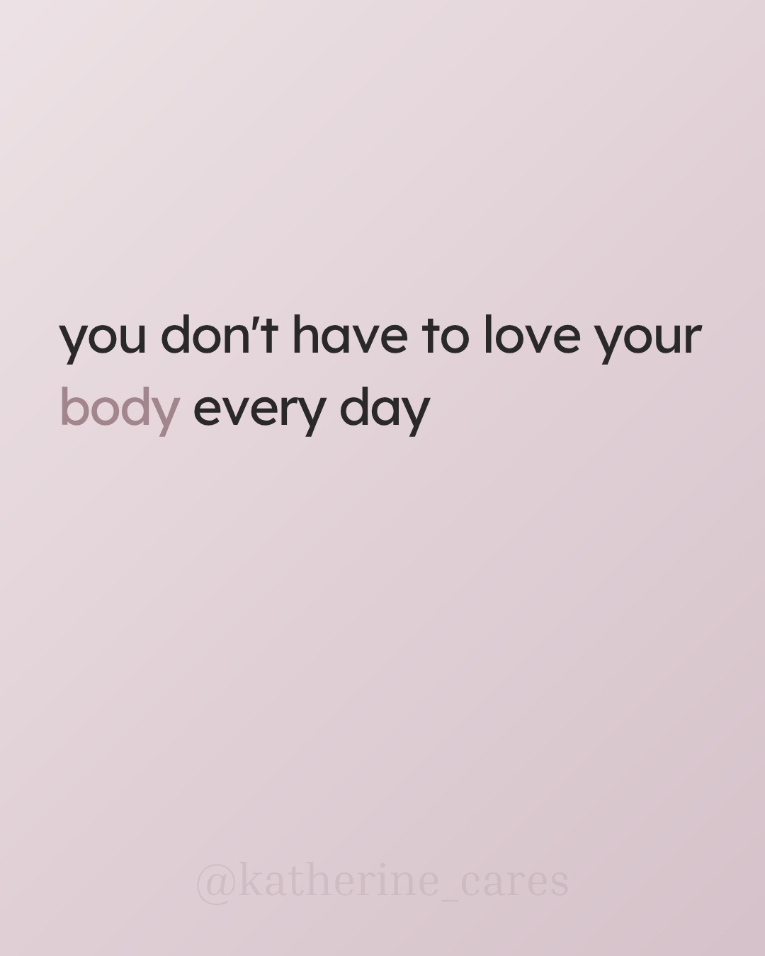@Katherine Cares