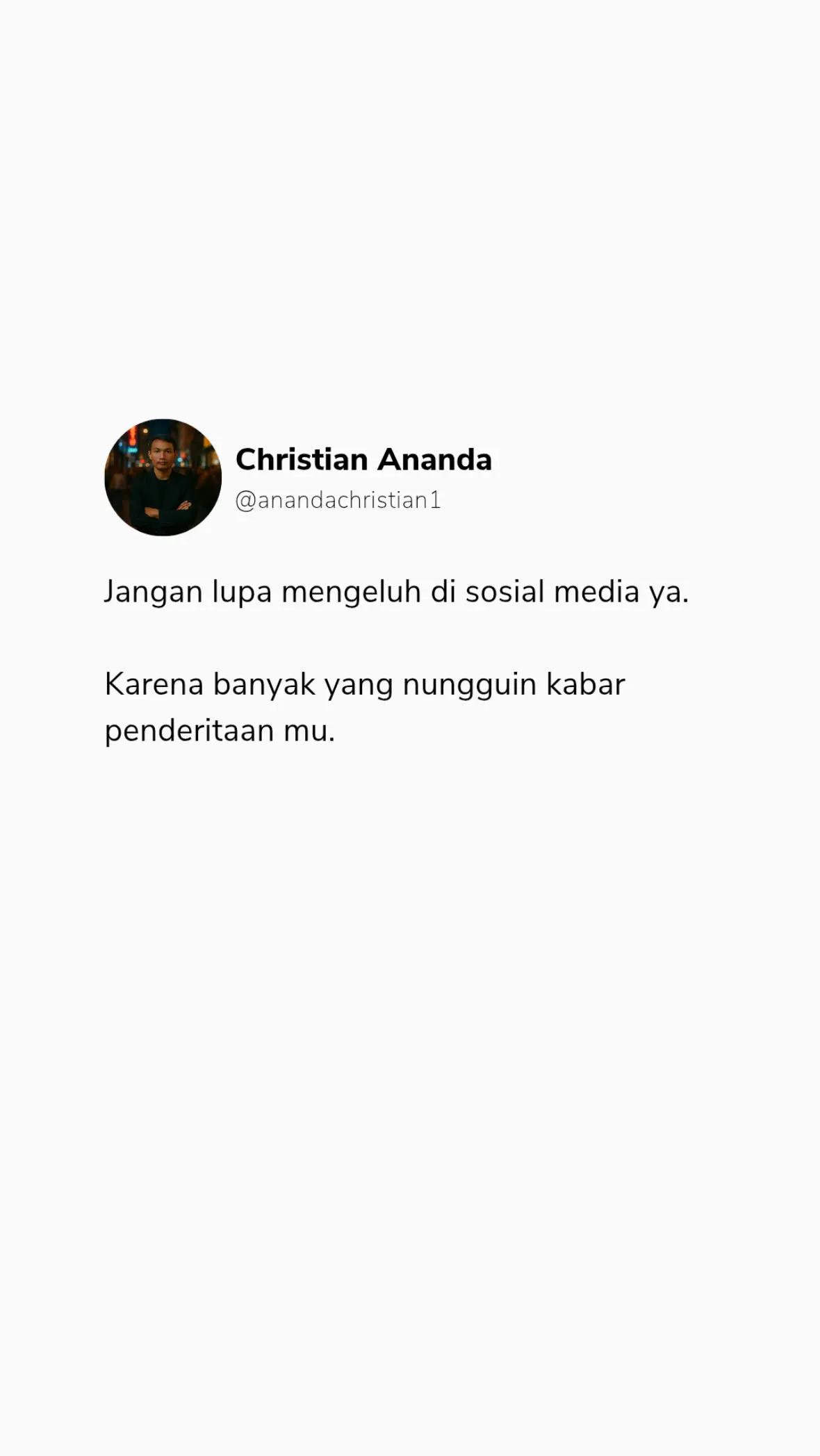 @Anandachristian
