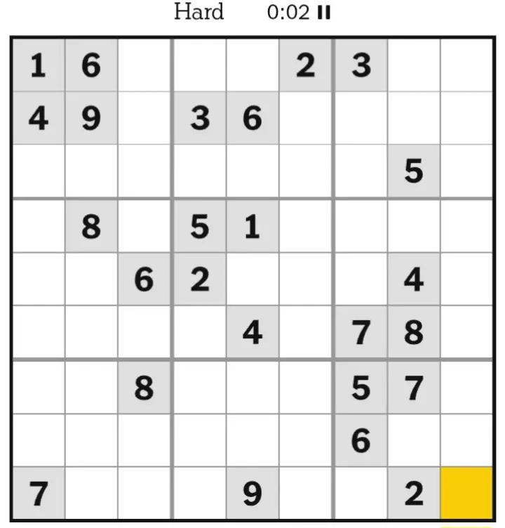 @NYT Sudoku