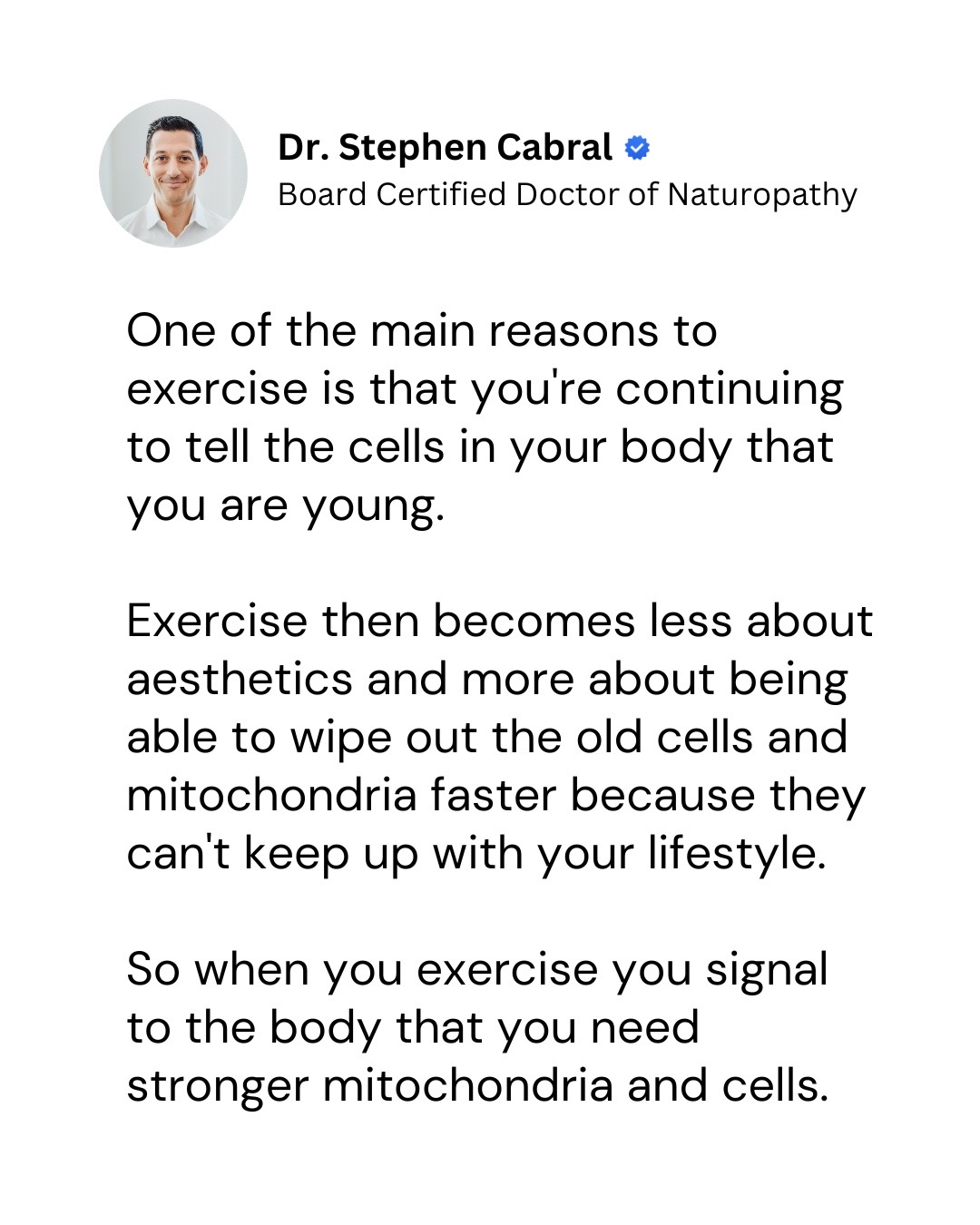 @Dr. Stephen Cabral