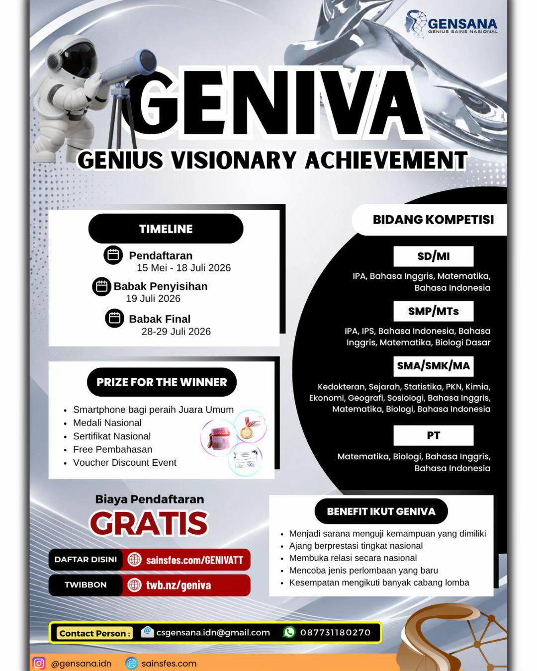@Genius Sains Nasional