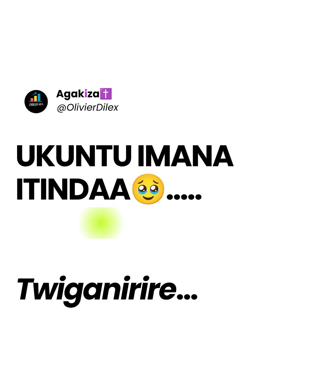 @Agakiza✝️