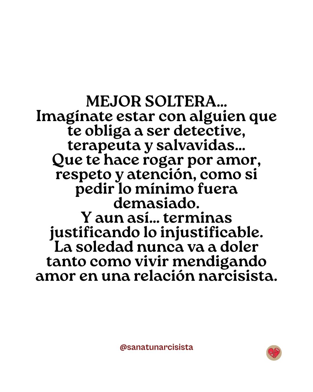 @Sana tu narcisista