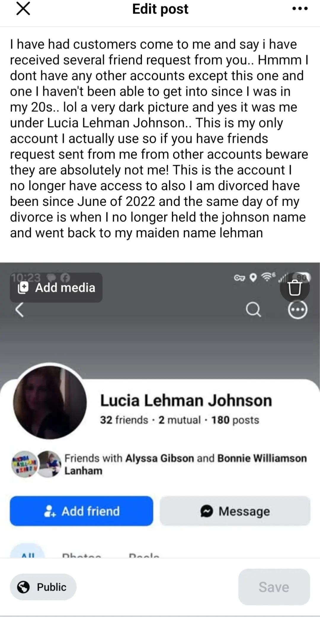 @Lucia-Lucy Marie Lehman