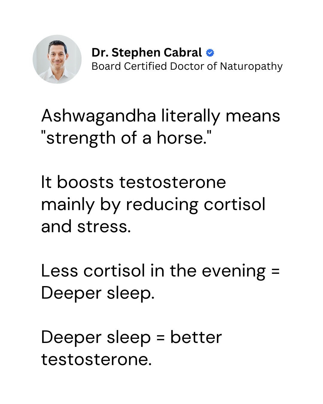 @Dr. Stephen Cabral