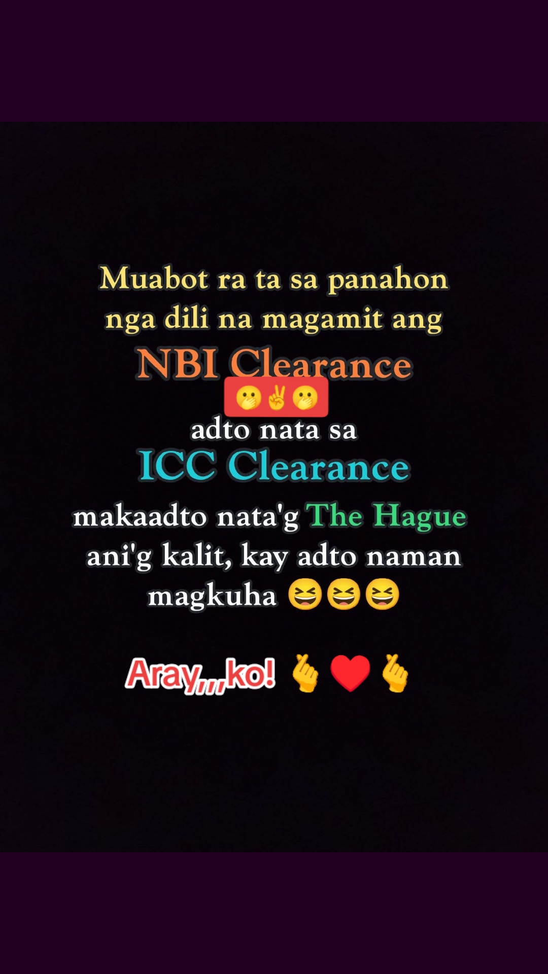 @Aray ko!