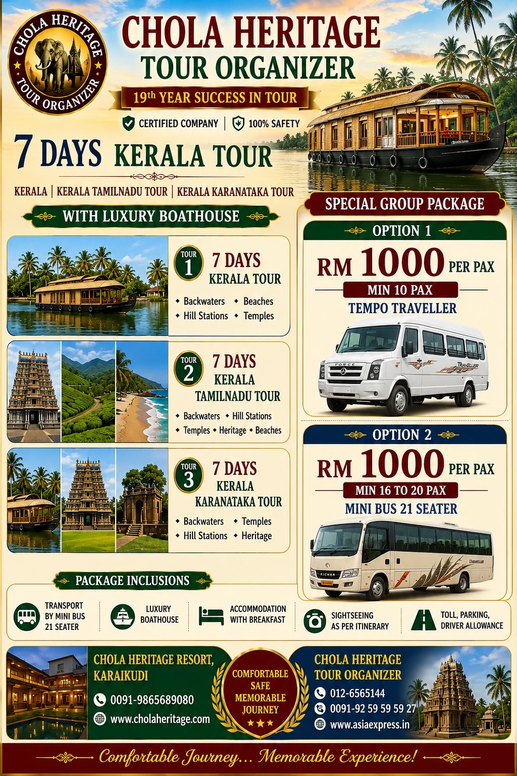 @Chola Heritage Tours & Resorts