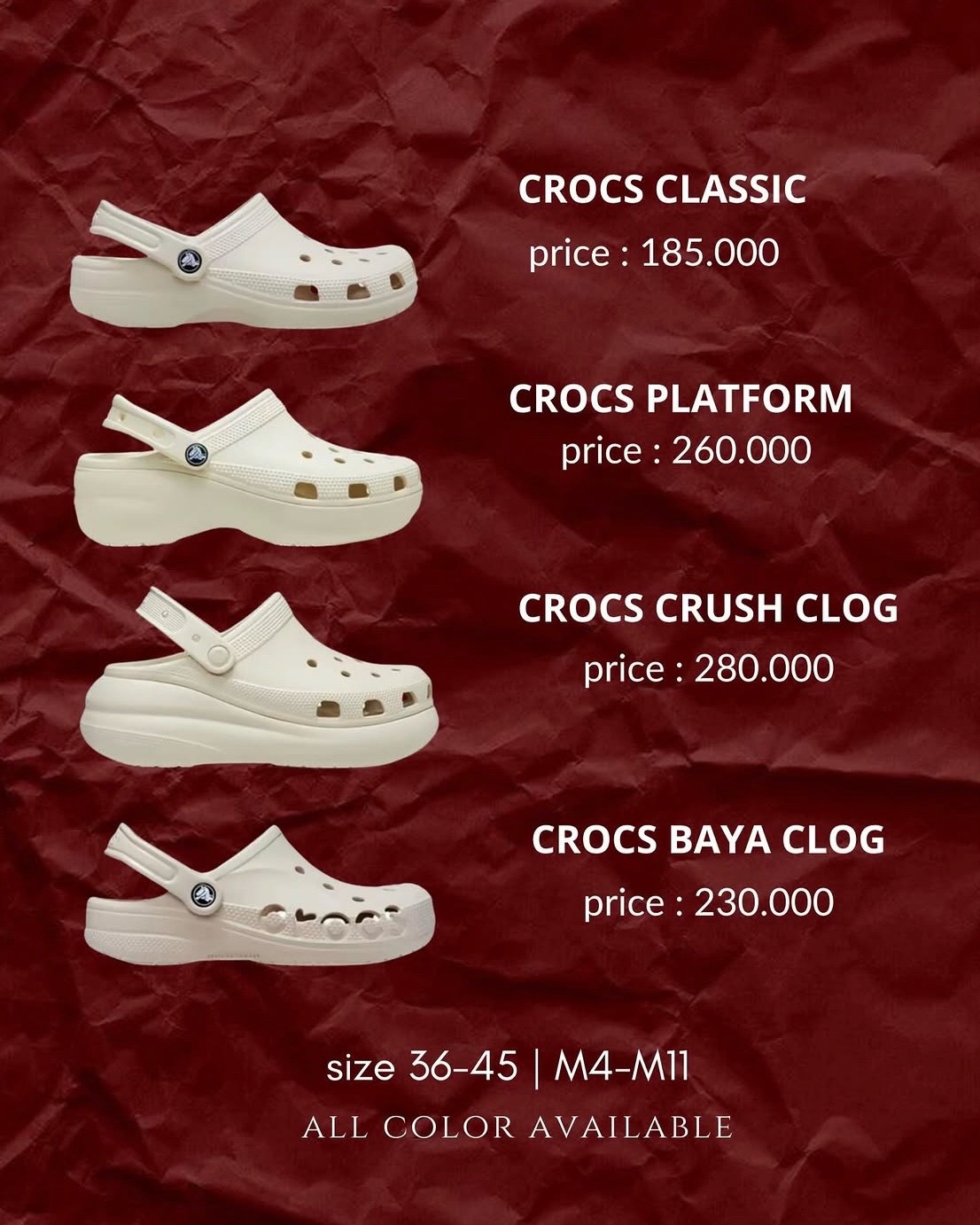 @matching crocs!