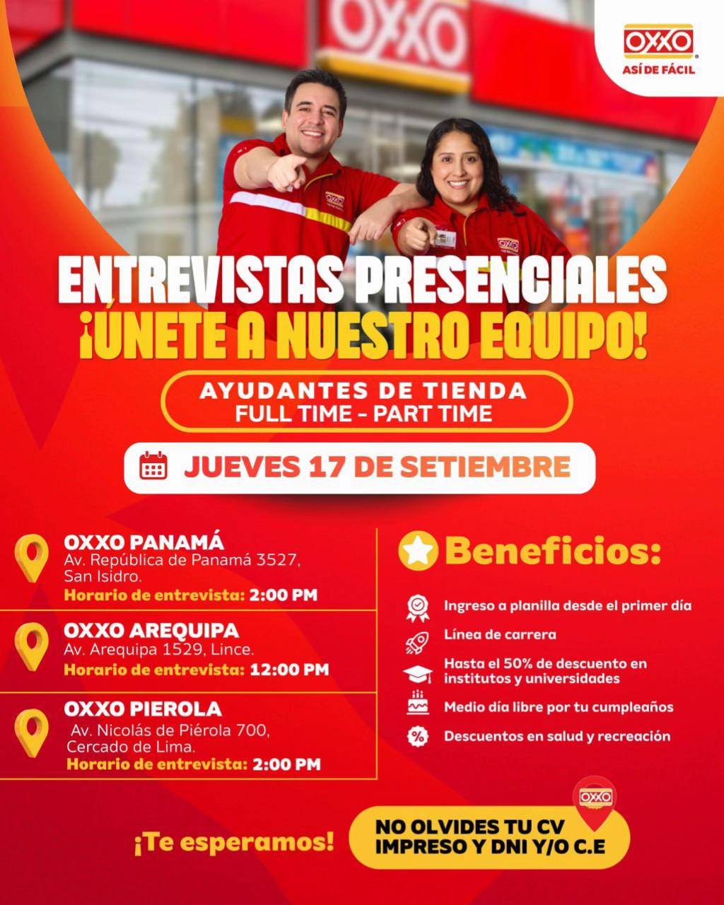 @Trabaja en OXXO Perú