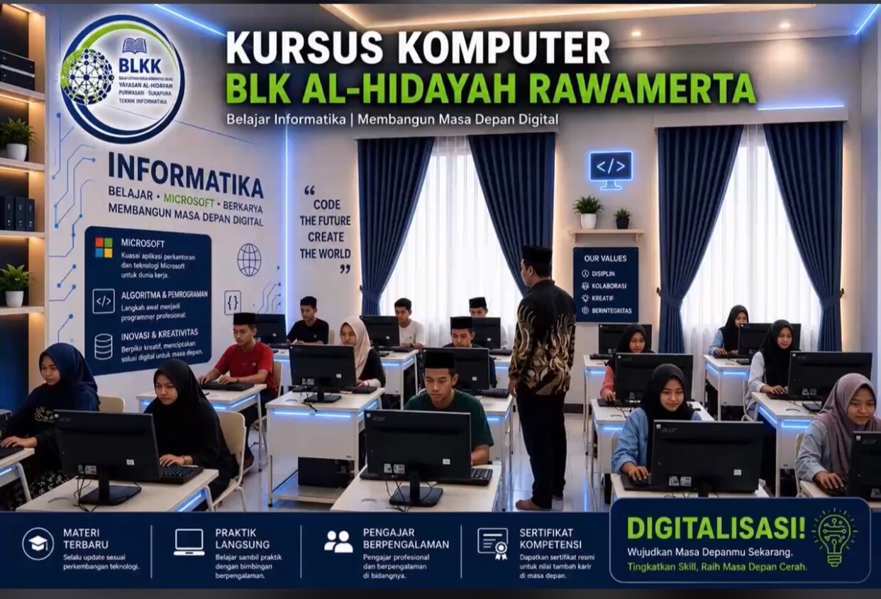 @Pesantren alhidayah Rawamerta