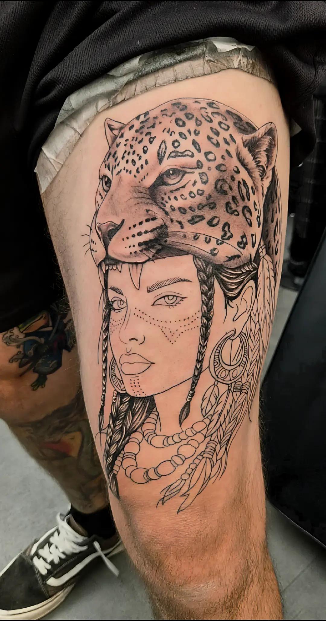 @Crying King Tattoos