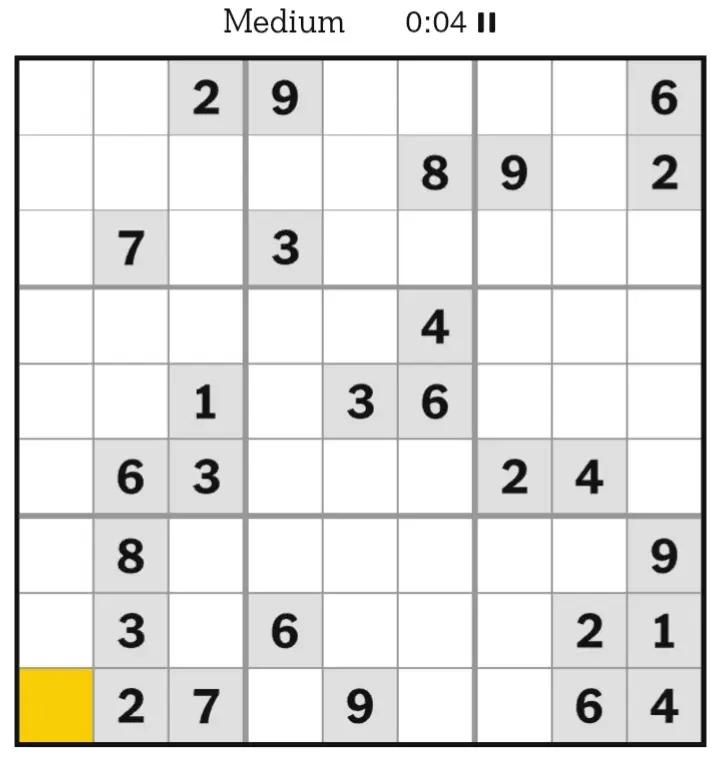 @NYT Sudoku