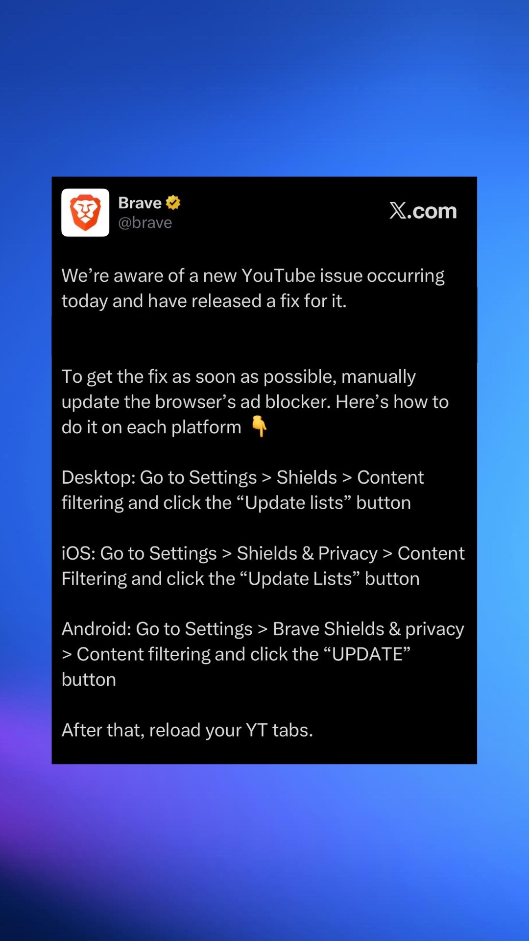 @Brave Browser