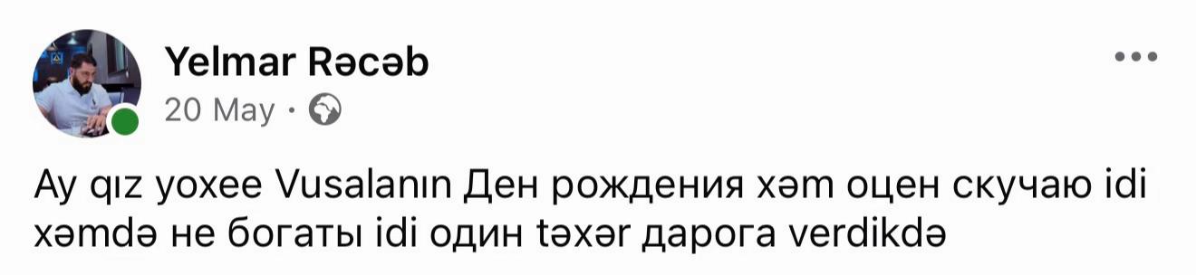 @Yelmar Rəcəbzadə