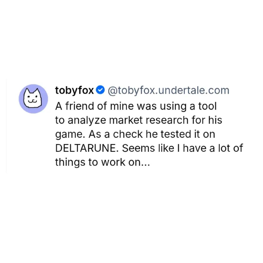 @Toby Fox
