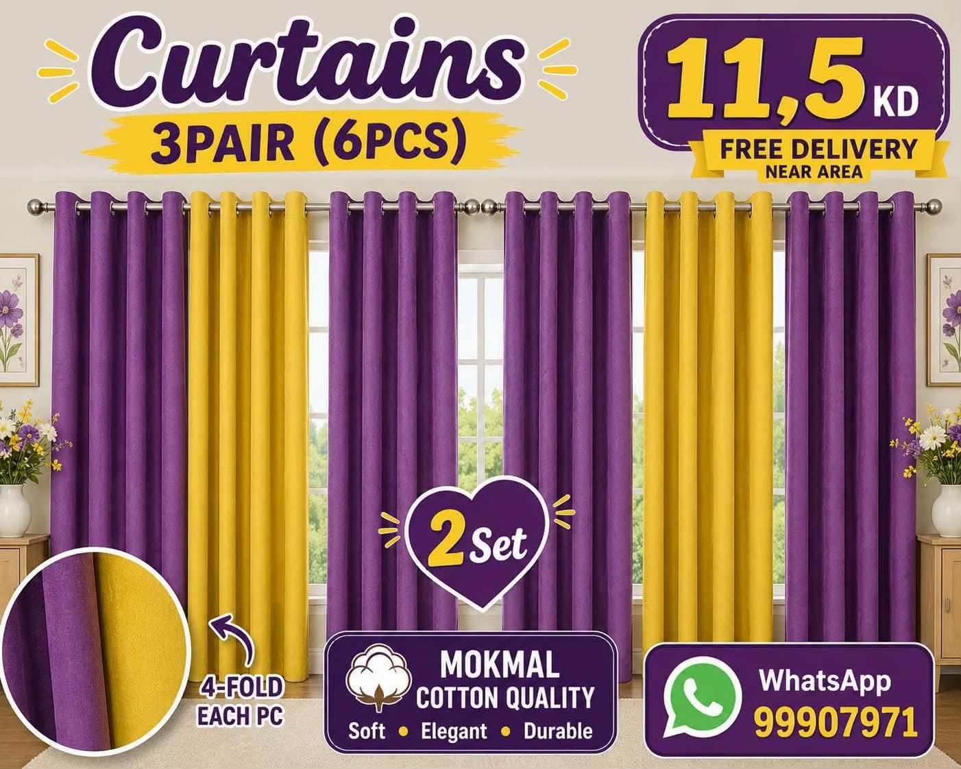 @Curtains mokmal,cotton makapal