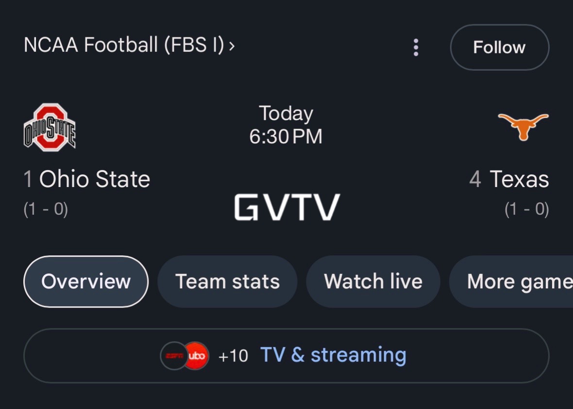 @GRIDIRON VISION TV