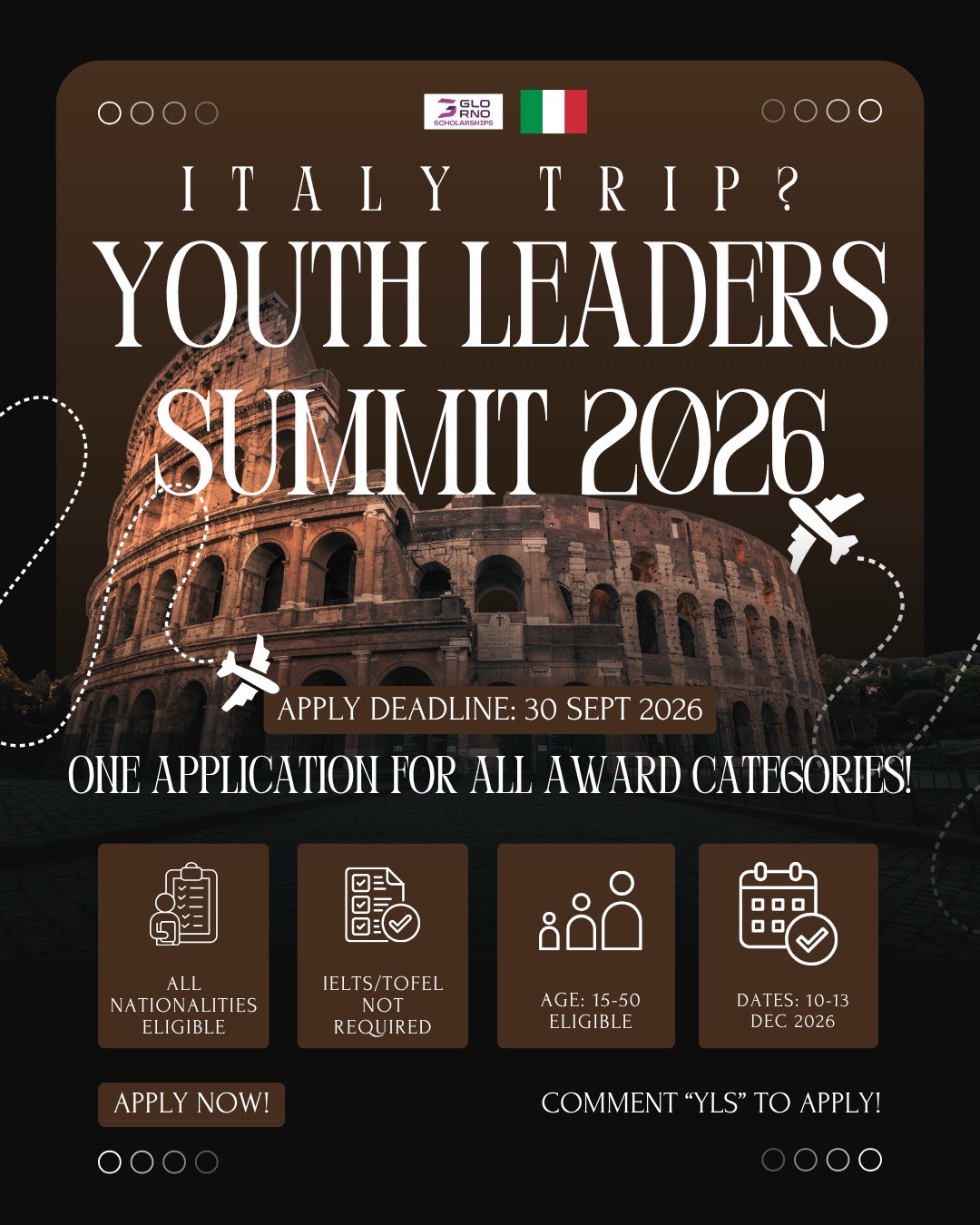 @Glorno Scholarships