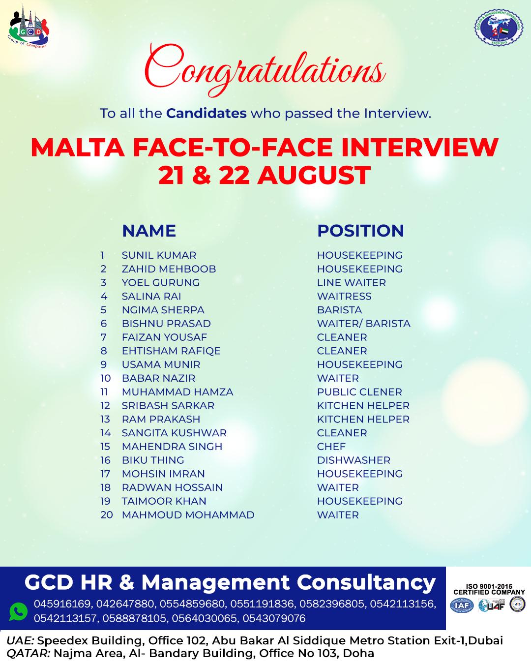 @GCD HR & MGM CONSULTANCY