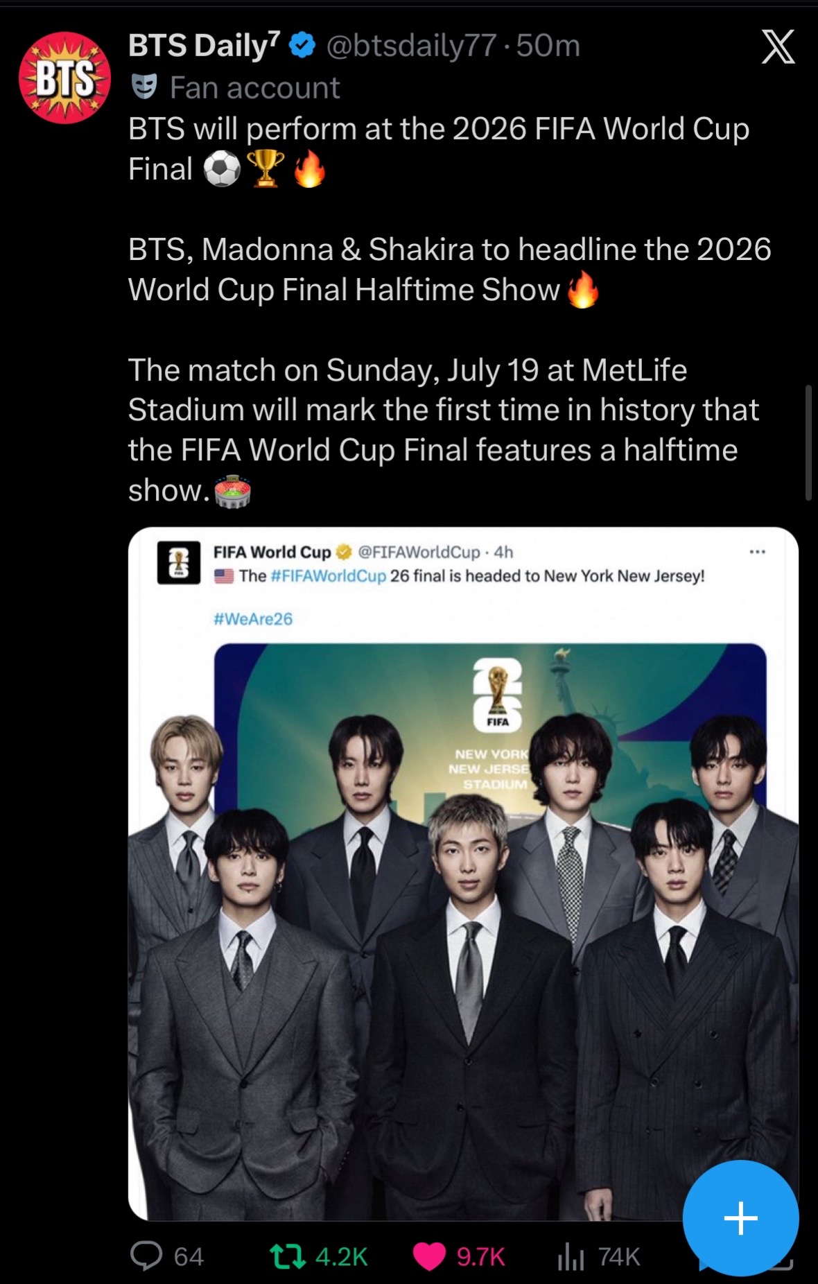 @moonchild⁷ i hi5 Jin😭💜