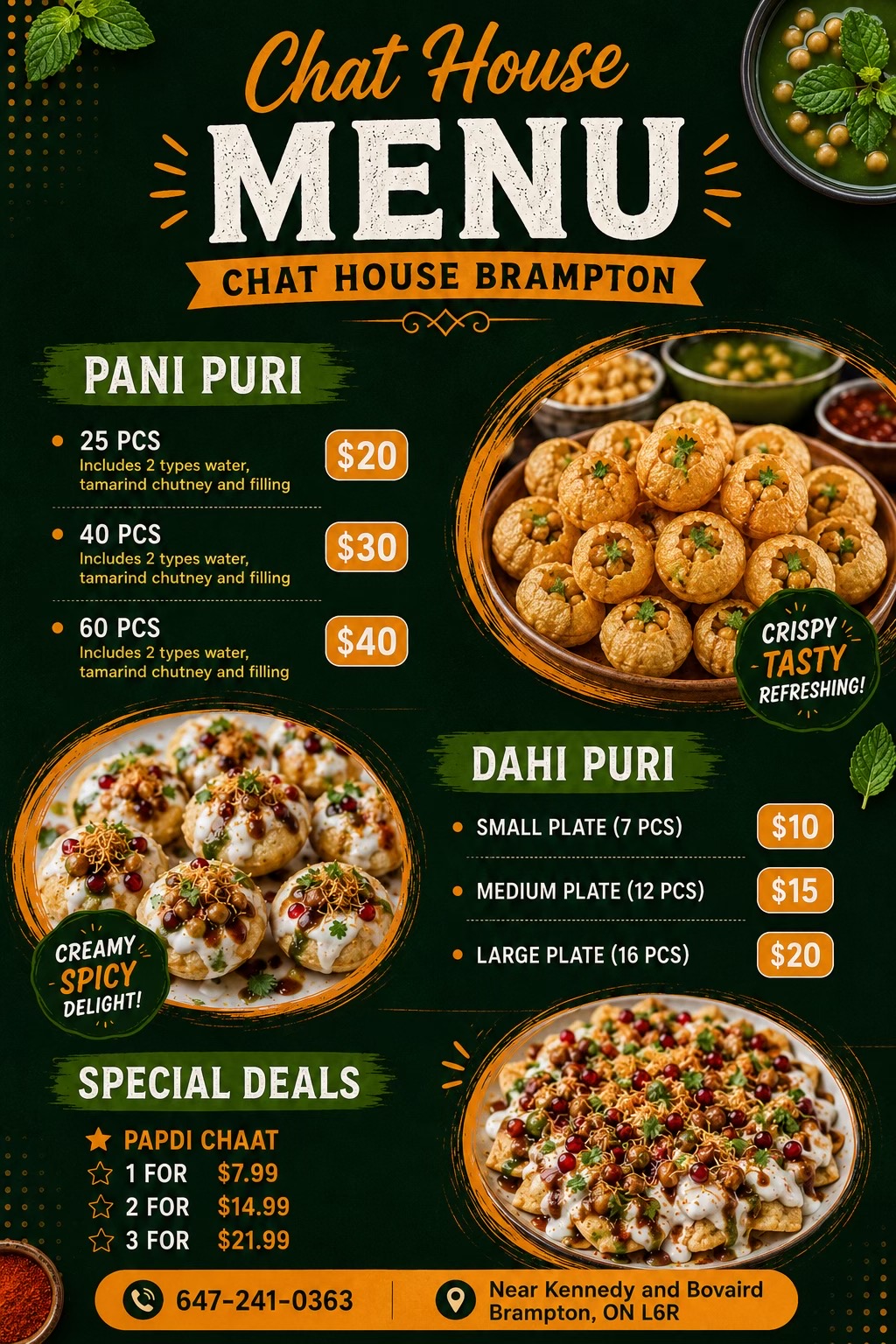@Chaat house brampton