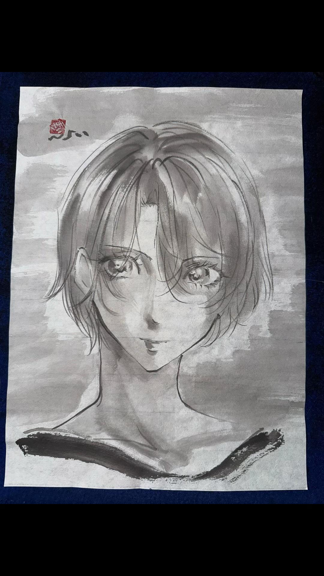 @まさい【うーちゃんちの墨絵画家】