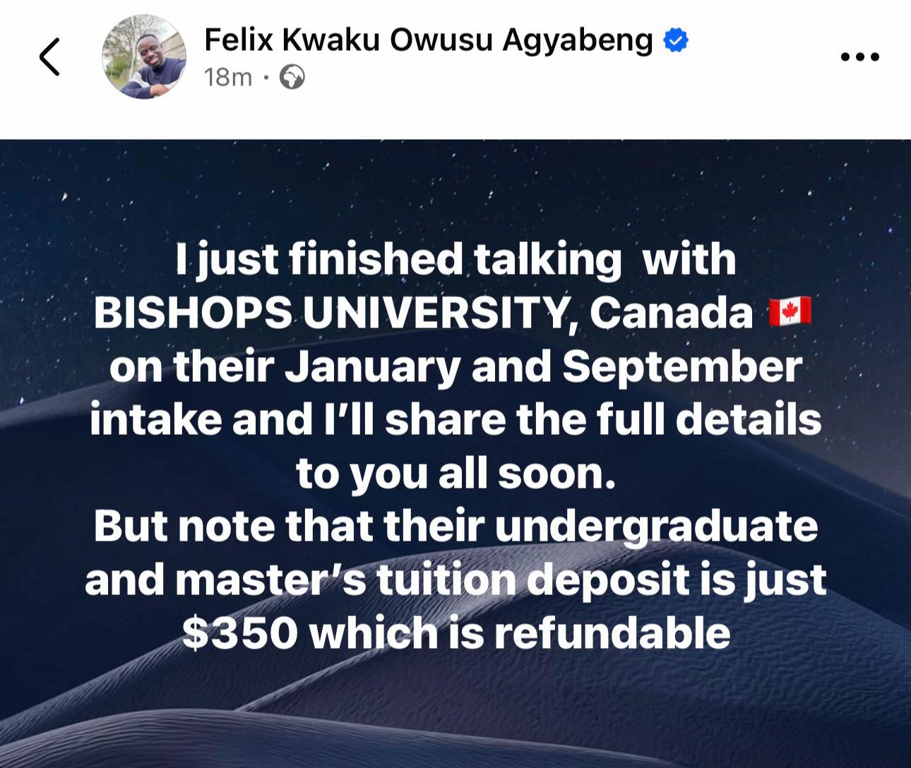 @Felix Agyabeng