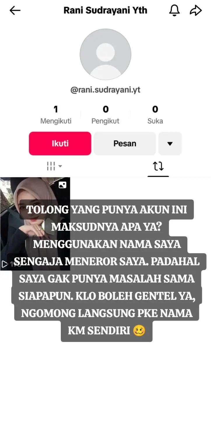 @Rani Sudrayani