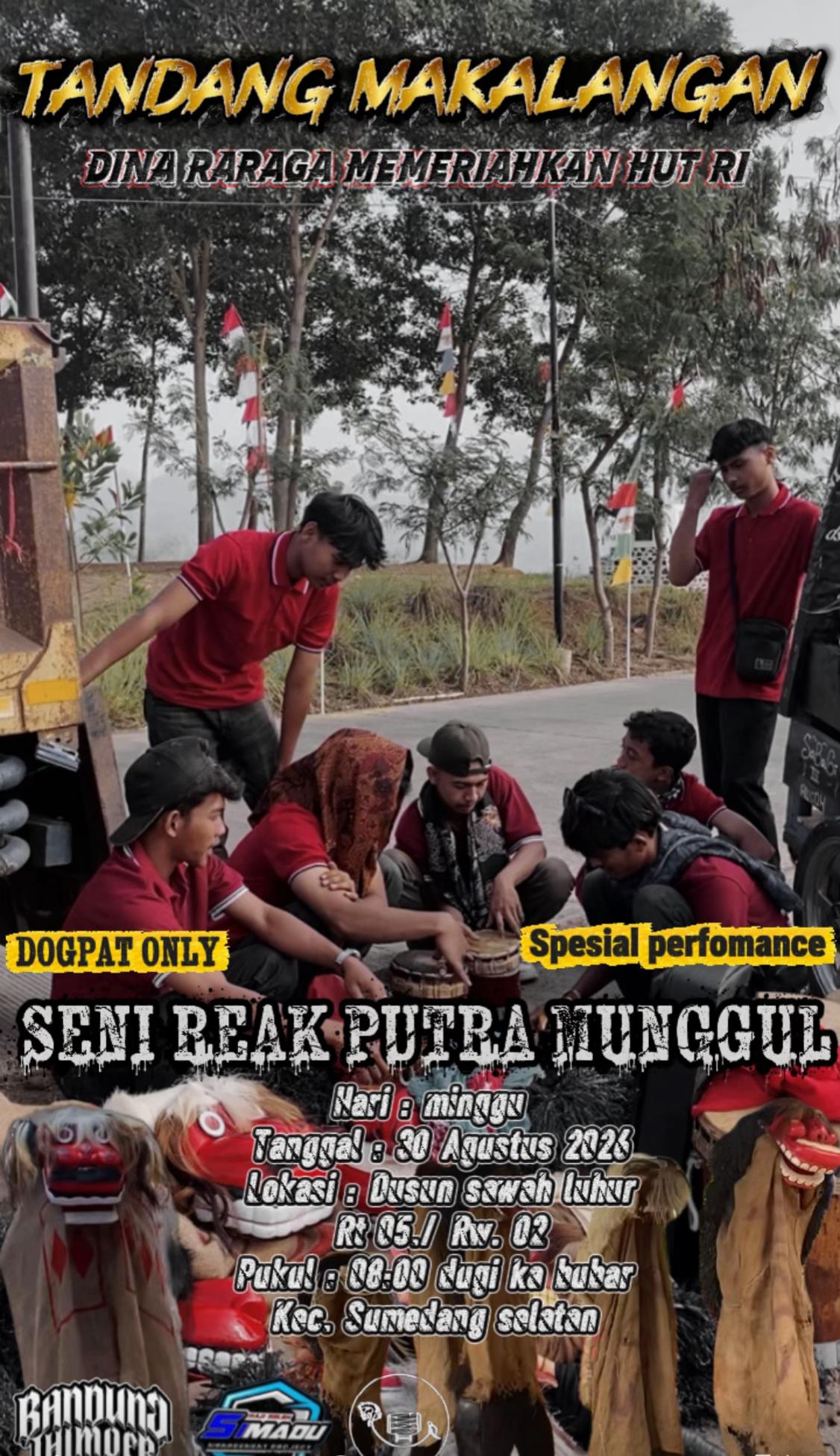 @“SENI REAK PUTRA MUNGGUL”