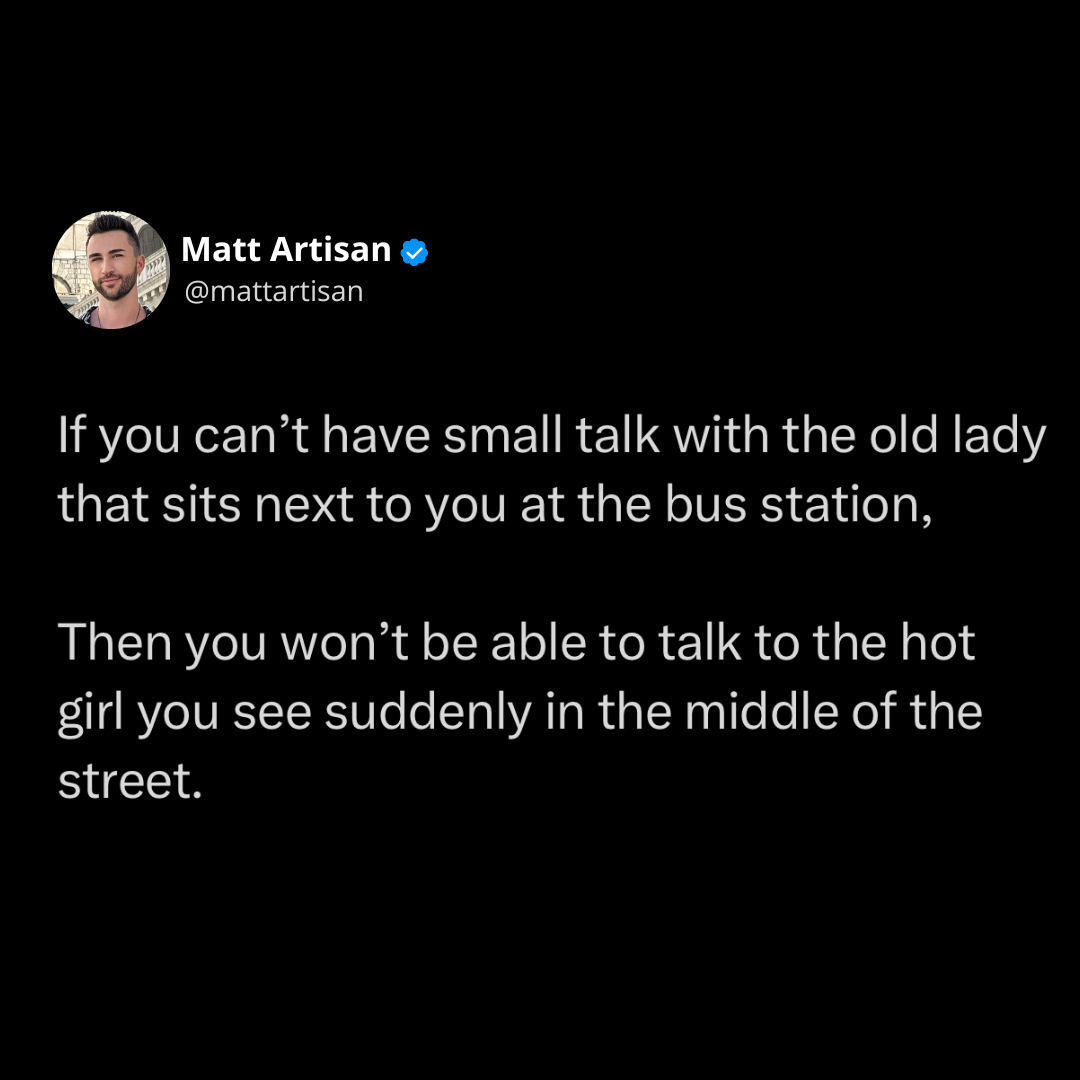 @Matt Artisan #1 Dating Coach