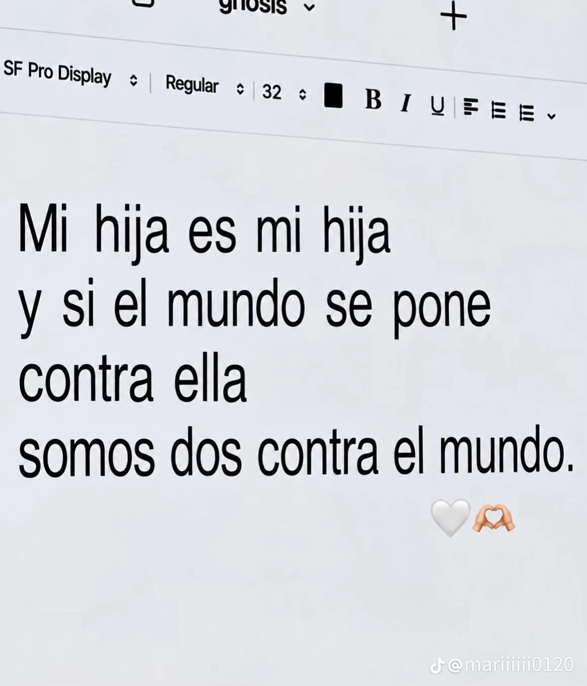 @Manuela