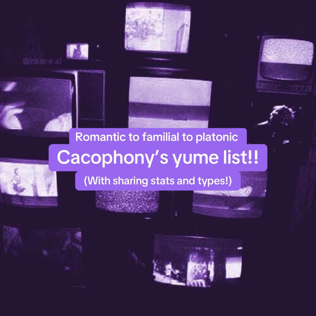 @⋆˚꩜。 Cacophony !! Ი⑅𐑼 ˎˊ˗