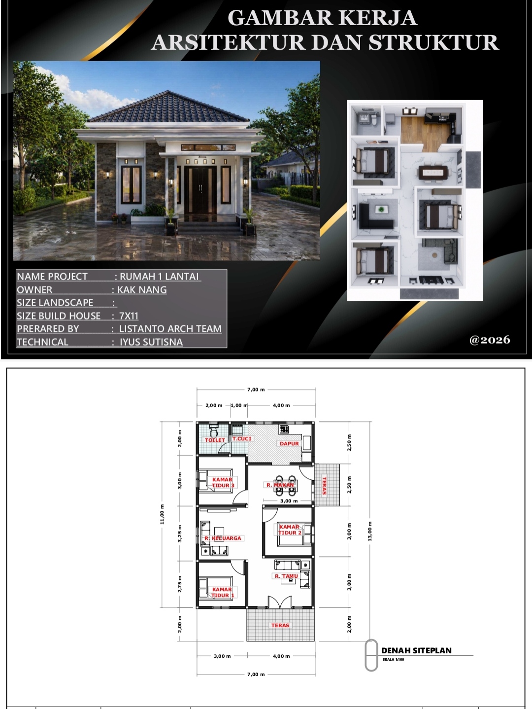 @DESAIN RUMAH LISTANTO ARCH