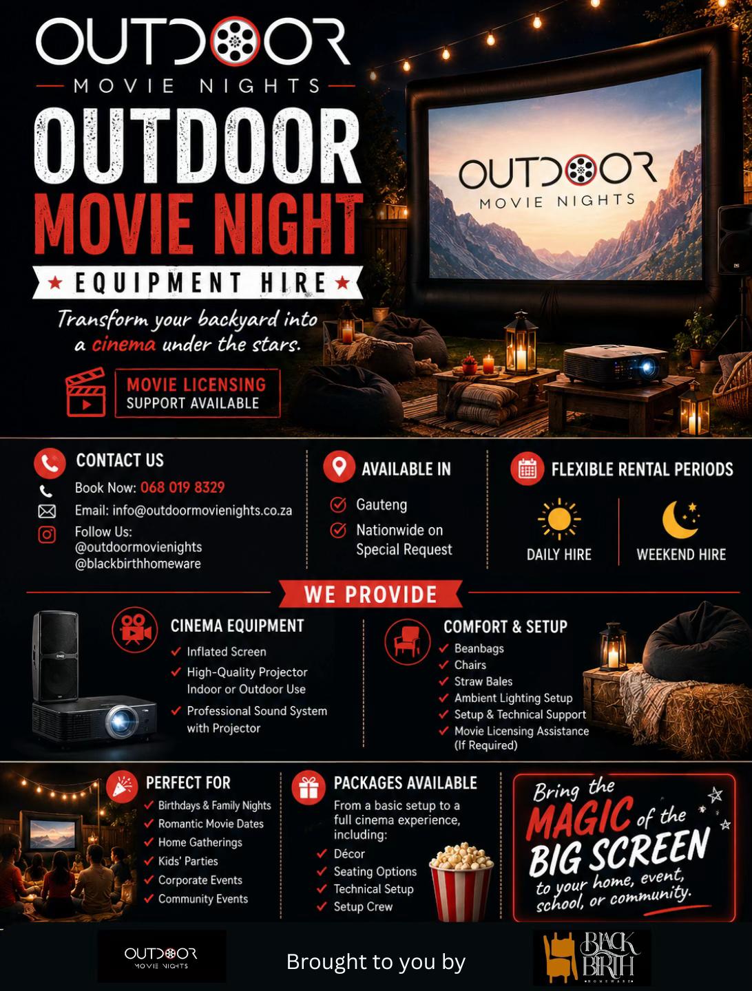 @Outdoor Movie Nights 🇿🇦