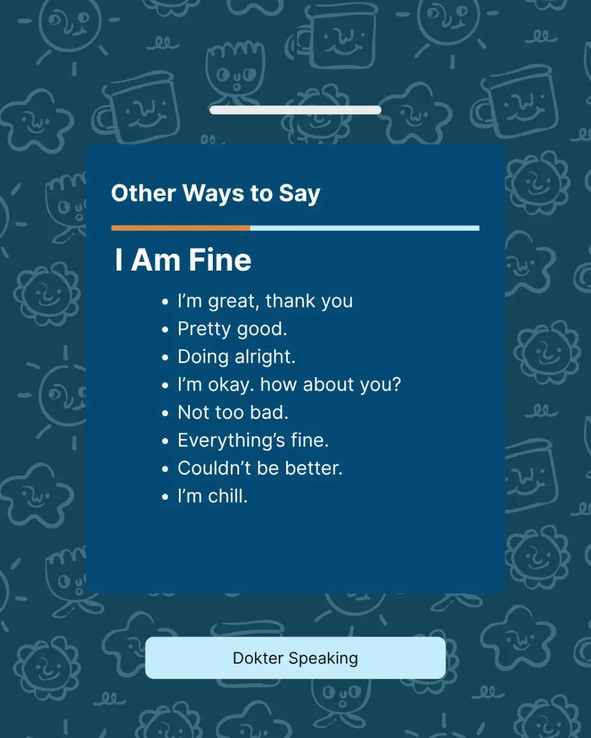 @Dokter Speaking